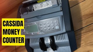 Cassida 5520 UVMG  USA Money Counter Review  UVMGIR Counterfeit Detection Add and Batch Modes [upl. by Dranreb35]