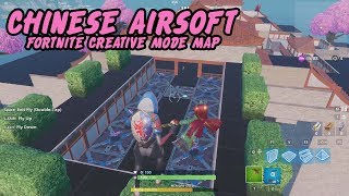 Chinese Airsoft  Fortnite Creative mode LuckyLandingLandlords [upl. by Eniksre]