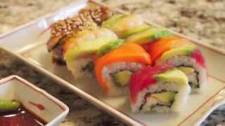 Melodees California Roll amp Rainbow Roll Sushi★ レインボーロールの作り方 [upl. by Giffie206]