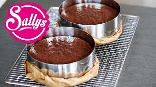 saftiger Schokoladenkuchen  ideale Grundlage für Motivtorten  Cake Basics  Sallys Welt [upl. by Samy]