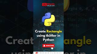 Create Rectangle using tkinter in Python [upl. by Ynnel782]