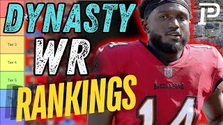 UPDATED Top 24 Dynasty Wide Receiver Rankings and Tiers [upl. by Griffin]