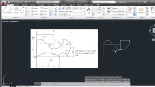 AutoCAD Exercício B Curvas raios e arcos [upl. by Innej]