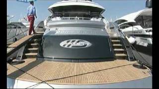 Maxi boat  PERSHING 115Hyper yacht [upl. by Benis]