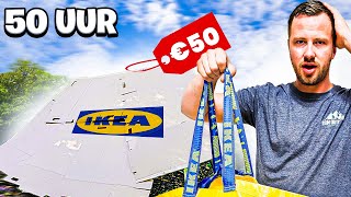 50 UUR OVERLEVEN met €50 euro van de IKEA Regenachtig weer [upl. by Eyks]