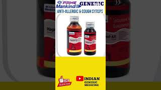 MANKIND GENERIC ANTI ALLERGIC COUGH SYRUP BRANDS INDIA medicine antiallergic coughsyrup brands [upl. by Krigsman699]