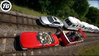 Caravan Train Part 2  Top Gear  BBC [upl. by Ahsekad]