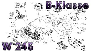 BKlasse W245  Kraftstoffanlage Füllstandssensor Kraftstoffbehälter M266 OM640 [upl. by Park]