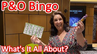 What is Bingo on a Cruise Ship All About  A Look at Bingo on PampO Cruise Ships [upl. by Ahsata]