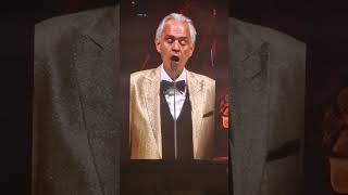 Andrea Bocelli  Nessun Dorma  Barcelona April 30th 2024 Palau Sant Jordi [upl. by Ulick902]