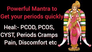 Kannika Parmeshwari Gayatri mantra 108 times mantra to get periods quickly [upl. by Yebloc943]