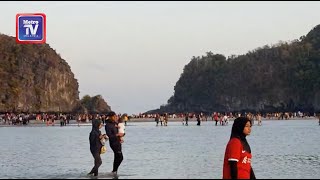 Ribuan saksi laut terbelah di Langkawi [upl. by Dur]