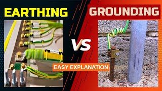 Earthing vs Grounding  Difference between Earthing amp Grounding [upl. by Hadlee]