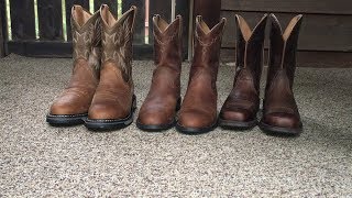 Ariat Western Boots Roper Rambler And The Workhogs [upl. by Schulman]