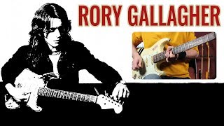 Guitarra Estilo RORY GALLAGHER  Blues Rock Made in Ireland [upl. by Eiznyl]