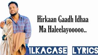 Faysal Muniir Heestii Ma Hadhee Jacayl Wuu I Hawlayaa Lyrics 2019 [upl. by Enilrahc]