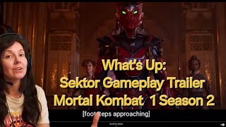 Whats Up Mortal Kombat One Sektor Season 2 Trailer Reaction [upl. by Heydon41]