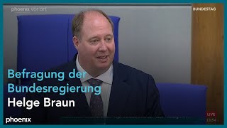 Regierungsbefragung mit Kanzleramtsminister Helge Braun CDU [upl. by Russom214]