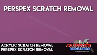 acrylic scratch removal  perspex scratch removal [upl. by Threlkeld]