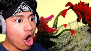 BIOLLANTE FIGHTS AND EATS GODZILLA  The Invasion of Godzilla part 2 [upl. by Olivie]