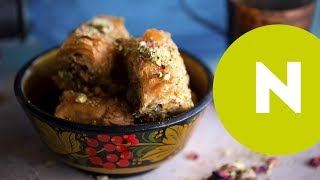 Isteni pisztáciás baklava recept  Nosalty [upl. by Rolyak]