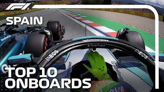 Hamilton amp Sainz’s CLOSE Encounter And The Top 10 Onboards  2024 Spanish Grand Prix  Qatar Airways [upl. by Michella]