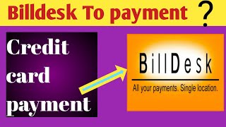 Billdesk se credit card ka bill kese bhare [upl. by Cire42]