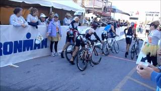 Ironman Florida 2011  Footage of Athletes Dismounting Before T2 [upl. by Octavie674]