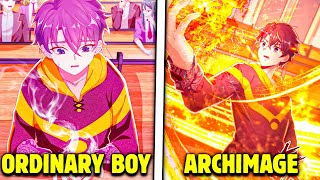 Ordinary Boy Was Reborn With a Huge Amount of Magic amp Instantly Become an Archmage  Manhwa Recap [upl. by Eineeuq713]