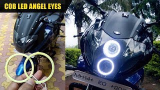 How To Install Angel Eyes In Pulsar 220 [upl. by Lachus773]