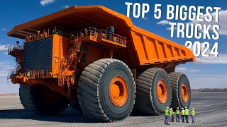 Top 5 Biggest Dump Trucks in the World 2023 [upl. by Anayk]