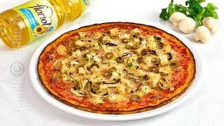 Pizza cu blat de conopida  “Reinventeazăți prânzul cu Floriol”  JamilaCuisine [upl. by Notterb201]