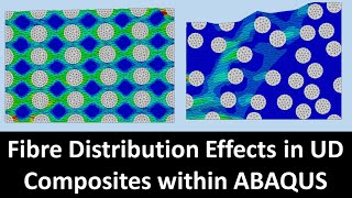 ABAQUS Tutorial  Effect of Fibre Distribution in Unidirectional Composites [upl. by Stephana]