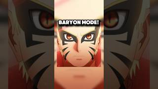 Baryon mode EXPLAINED naruto narutoshippuden anime shorts trending boruto [upl. by Emylee]