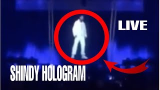 SHINDY TRITT ALS HOLOGRAM LIVE AUF HOLOGRAM AUFTRITT SHINDY SPLASH 2019 [upl. by Atalanti27]