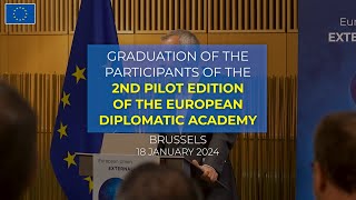 2nd Pilot Edition of the European Diplomatic Academy EUDA  Closing Ceremony [upl. by Suiratnauq396]