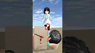 Yuta hits Rina nagin Nagins father gets angry and takes revenge sakuraschoolsimulator [upl. by Rheims]