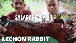 SALARY REVEAL  PUSTISO REVEAL  LECHON RABBIT [upl. by Rihaz]