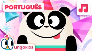 PARABÉNS PRA VOCÊ 🎂🎈 Música infantil  Lingokids em Português [upl. by Boleslaw593]