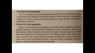 PHYTOGEOGRAPHY 5 th Semester Bsc Botany Calicut University [upl. by Berke]