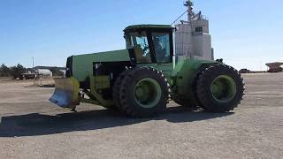 Steiger Cougar 1000 4wd Tractor with dozer blade [upl. by Naillij974]