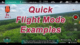 The NEW Fimi Mini 3  Flight Modes  An Overview [upl. by Coretta]