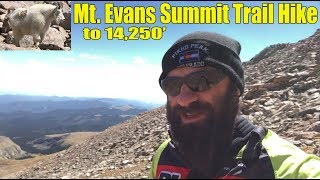 Mt Evans Summit Trail Hike to 14250 from Summit Lake [upl. by Atirehs]