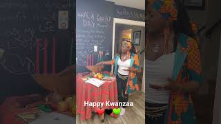 Happy Kwanzaa KwanzaaSymbols Kwanzaa Kinara Waistbeads [upl. by Bink]