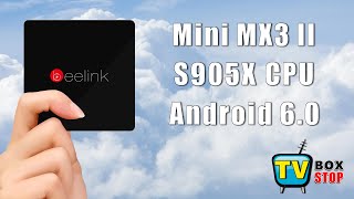 Beelink Mini MXIII II Amlogic S905X Android 60 TV Box [upl. by Pippa]