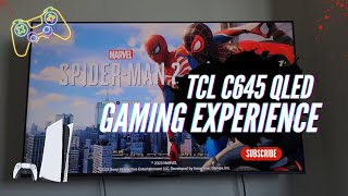 Setup The Ultimate Gaming Experience On TCL C645 QLED 4K TV  Gameplay Marvel Spiderman 2 [upl. by Mackenzie]