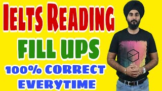 IELTS Reading Tips and Tricks Fill In Blanks  Ielts Reading Tips For Fill Ups Ielts Test Plus 2 [upl. by Gorrono68]