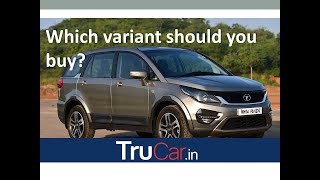 Tata Hexa Variants Explained XE XM XMA XT XTA XT  AWD in हिन्दी [upl. by Drarreg760]