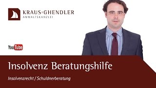 Beratungshilfe für die Regel und Privatinsolvenz║KRAUS Anwaltskanzlei [upl. by Grati267]