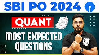 SBI PO 2024  SBI PO Quant Most Expected Questions  SBI PO Preparation  by Sumit Sir [upl. by Sitoiganap]